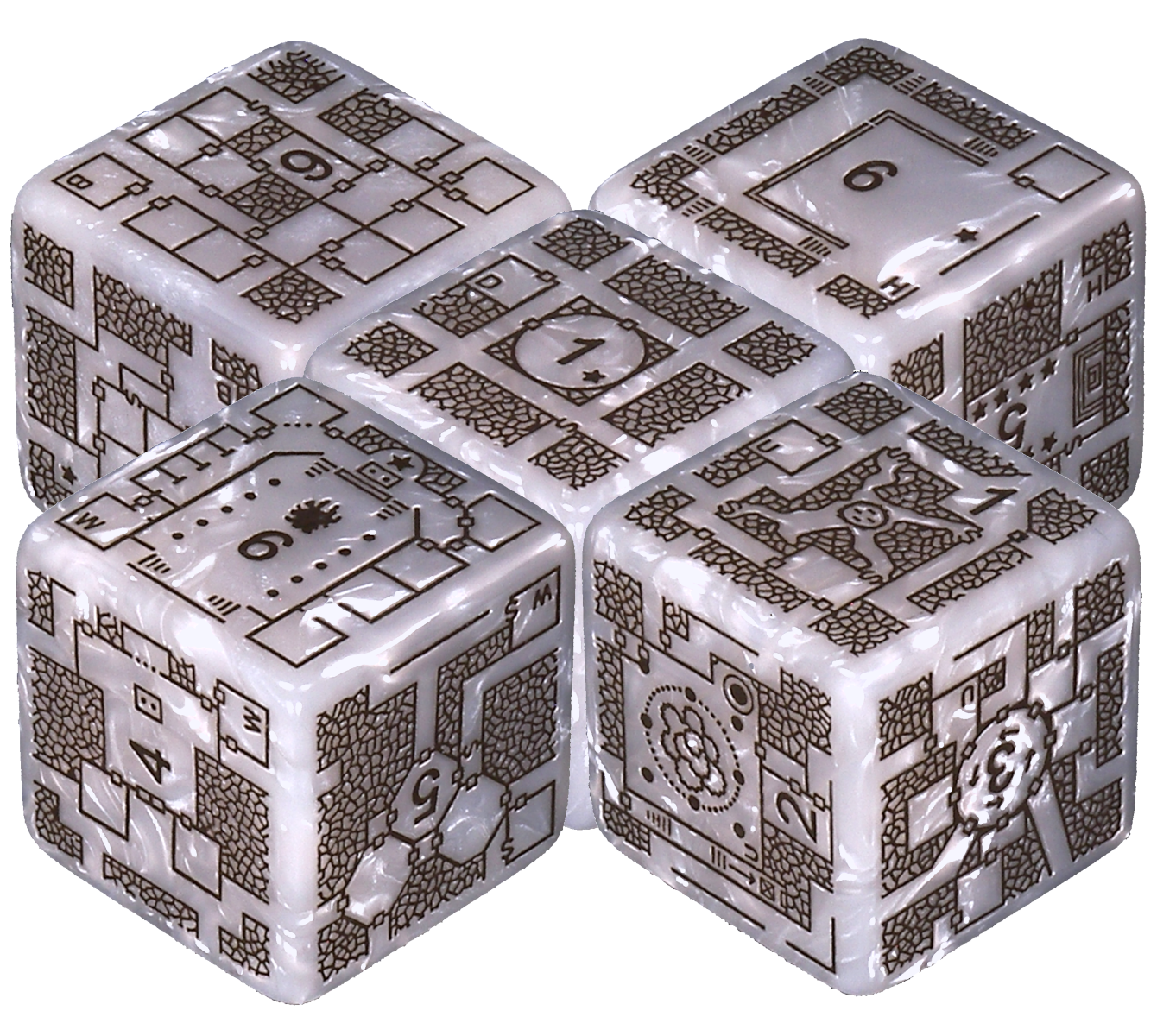 DungeonMorph Dice Adventurer Set (5 Dice)