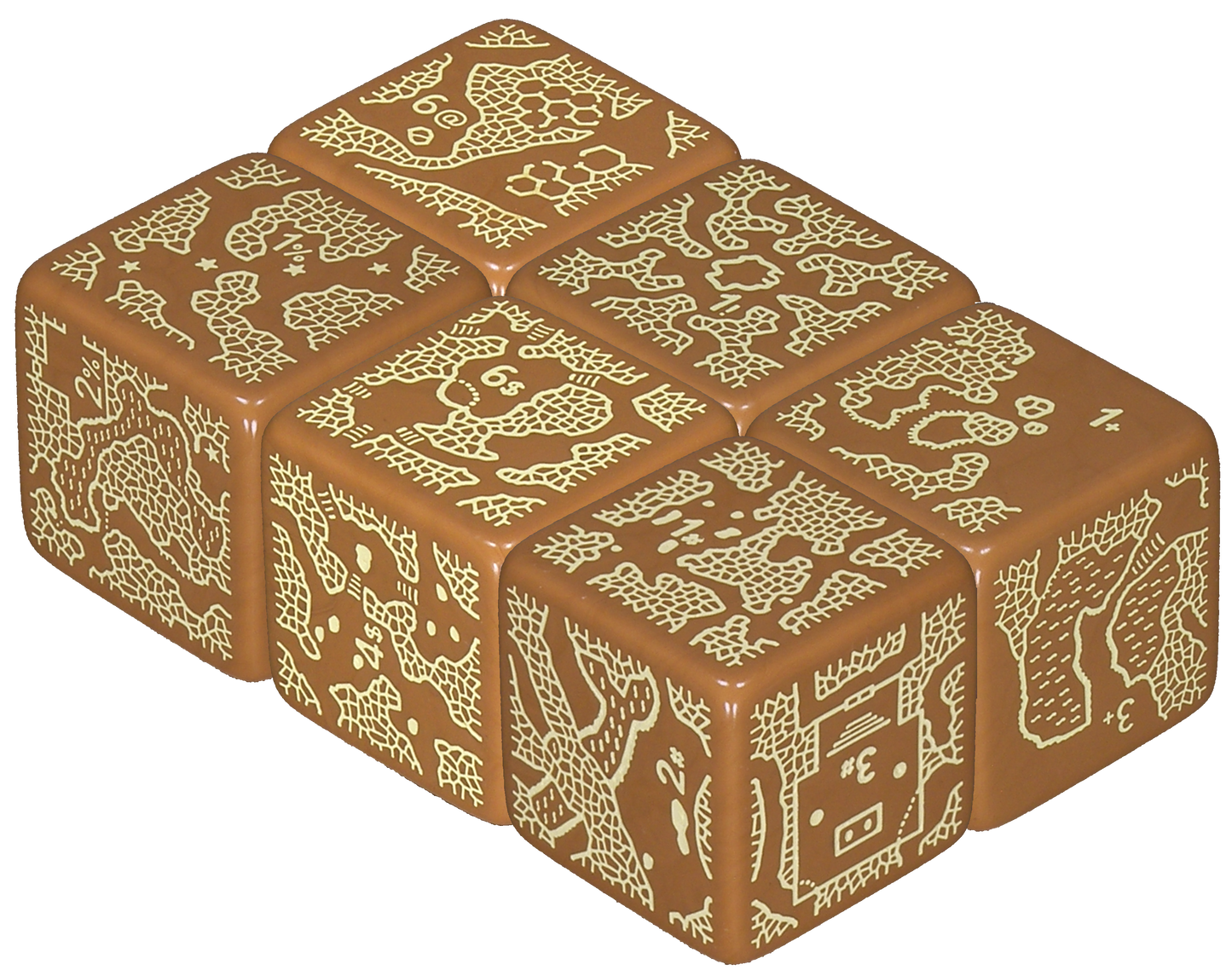 DungeonMorph Dice Delver Set (6 Dice)