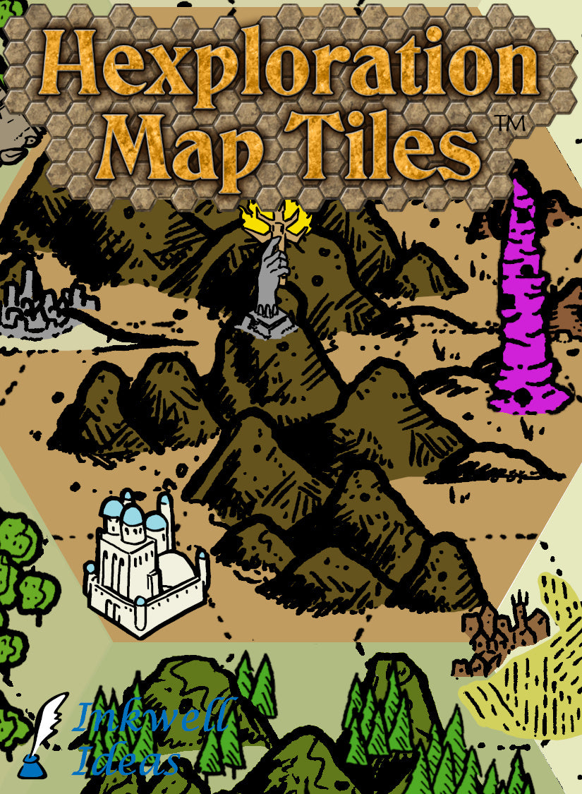 Hexploration Decks: Hex Minimap Tiles