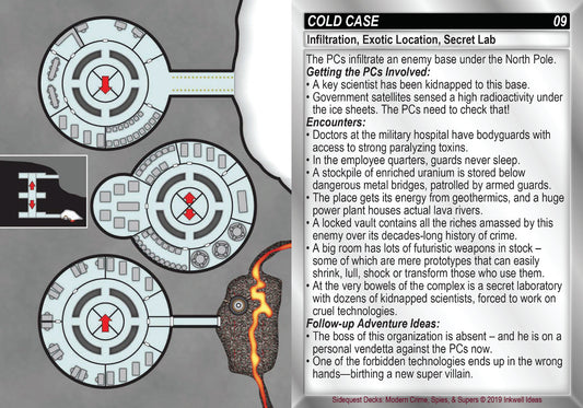 Sidequest Decks: Modern Crime, Spies, & Supers