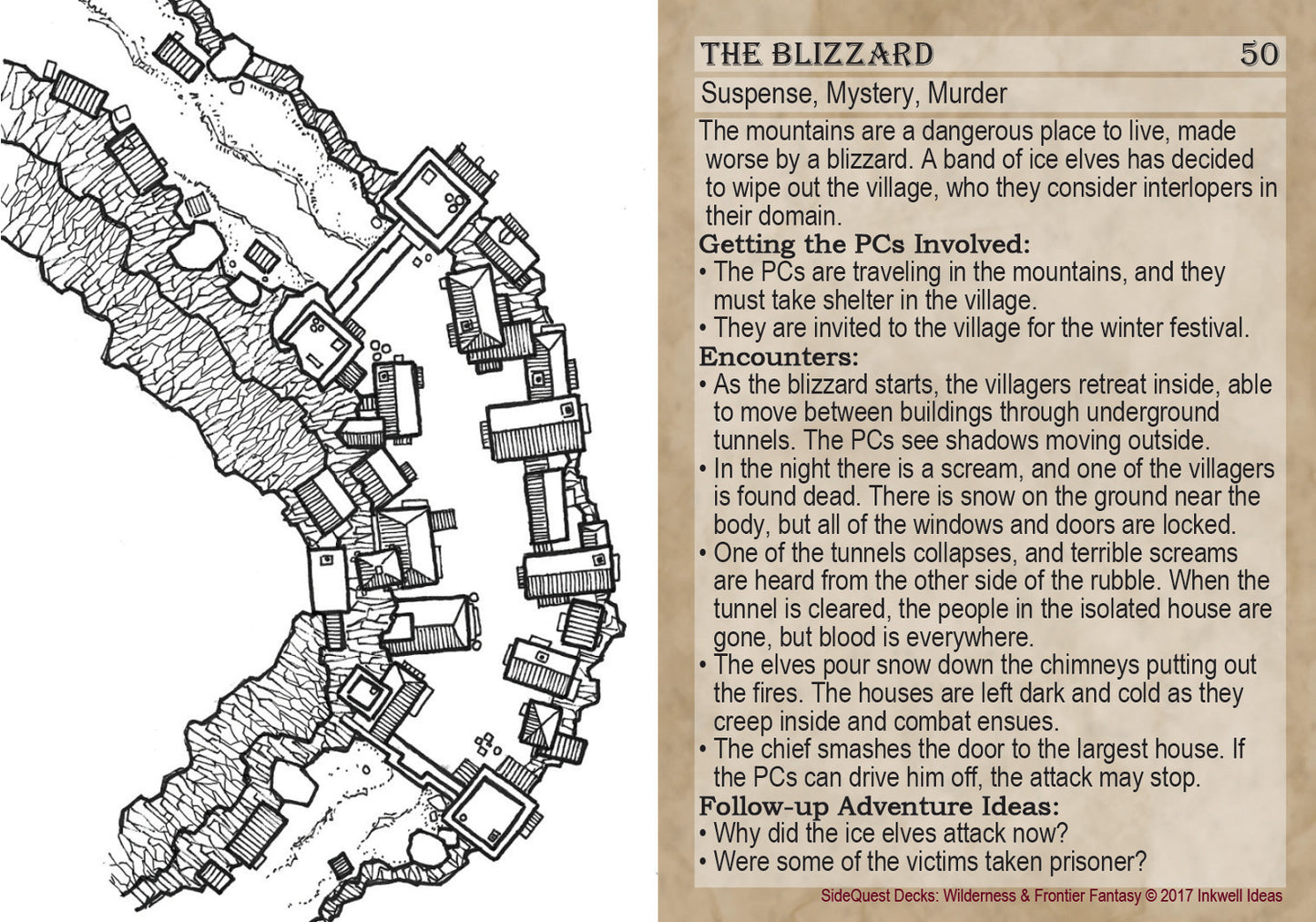Sidequest Decks: Wilderness & Frontier Fantasy