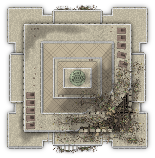 Cityographer Post Apocalyptic City Map Icons Set