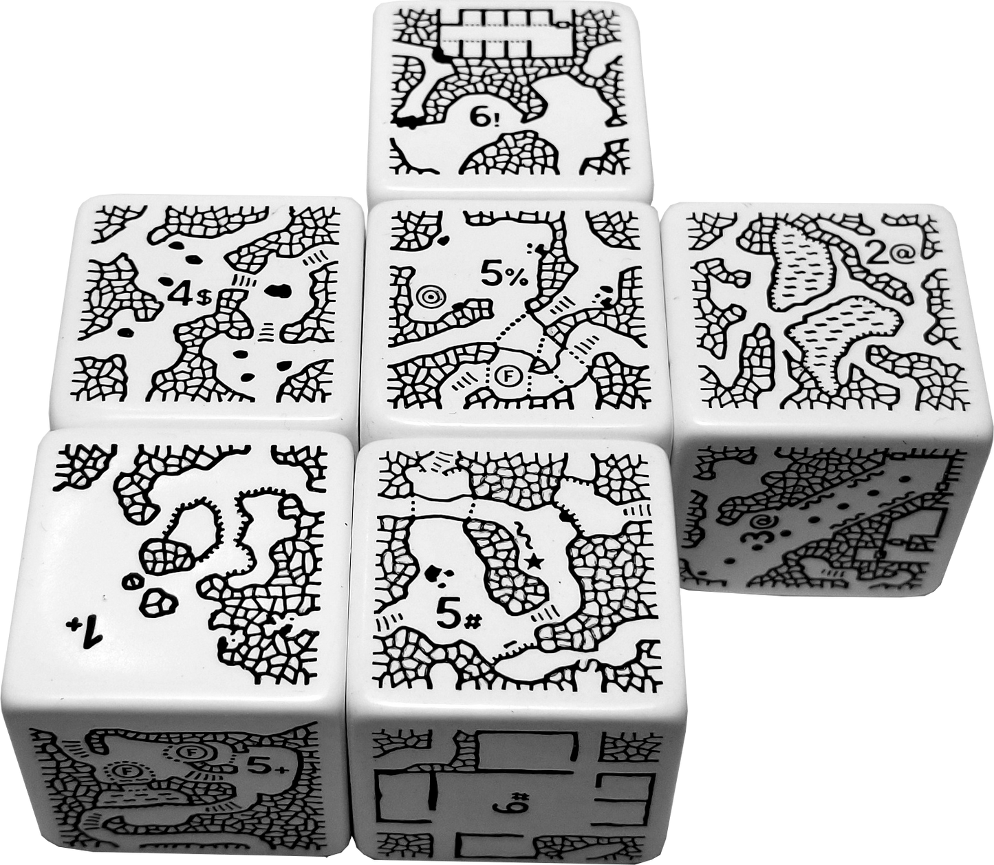 DungeonMorph Dice Delver Set (6 Dice)