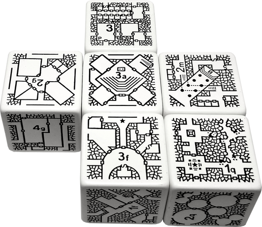 DungeonMorph Dice Voyager Set (6 Dice)