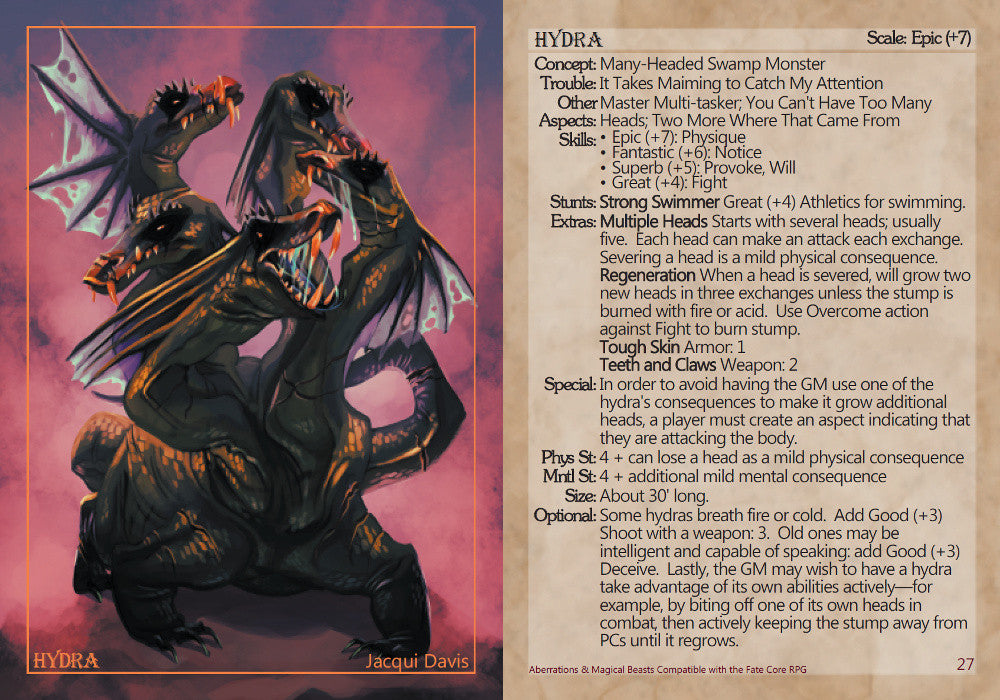 Fate Creature Decks: Aberrations & Magical Beasts