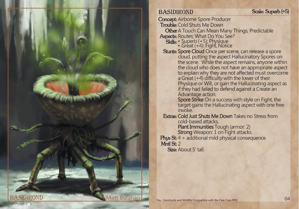 Fate Creature Decks: Fey Constructs & Wildlife