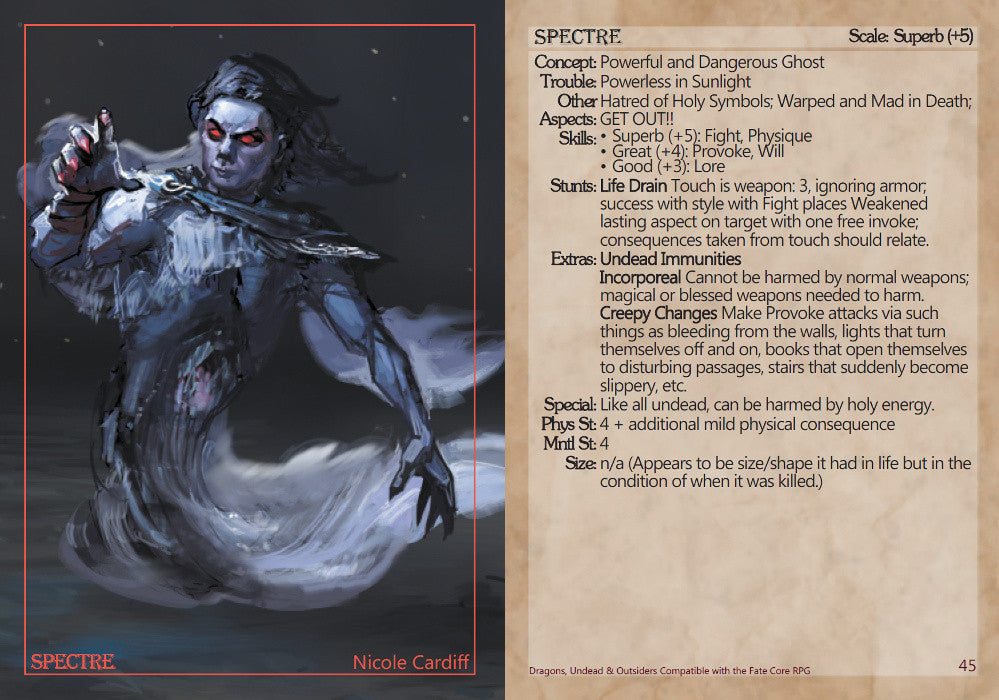 Fate Creature Decks: Dragons, Undead & Outsiders