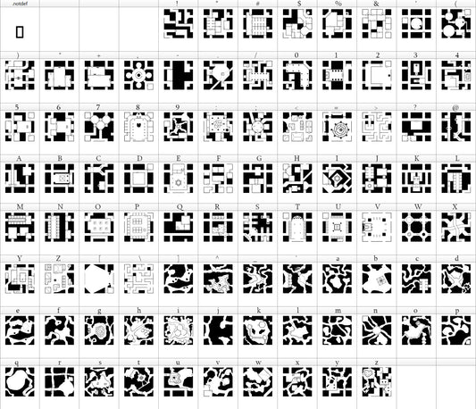 DungeonMorphs Adventurer, Explorer, & Spellunker Font