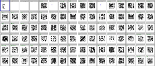 DungeonMorphs Cities, Villages, and Ruined Cities Font