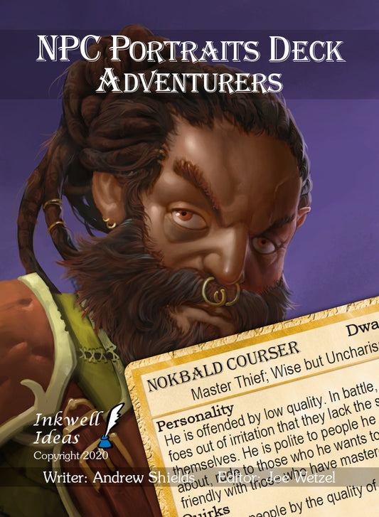 NPC Portraits Deck: Adventurers