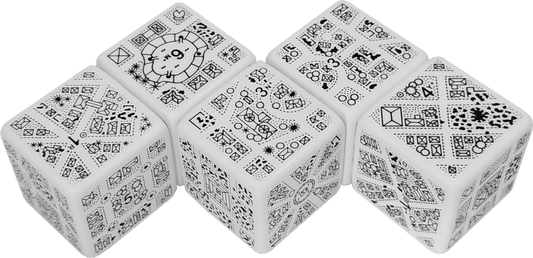 DungeonMorph Dice Ruined Cities Set (5 Dice)