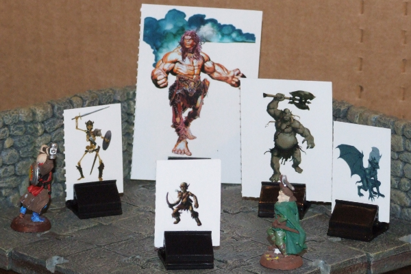 Monster Stand-Ins Cardstock Minis