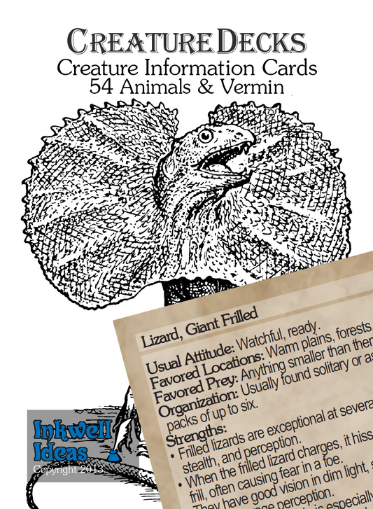 Creature Decks: Animals (Ecologies/System Neutral)