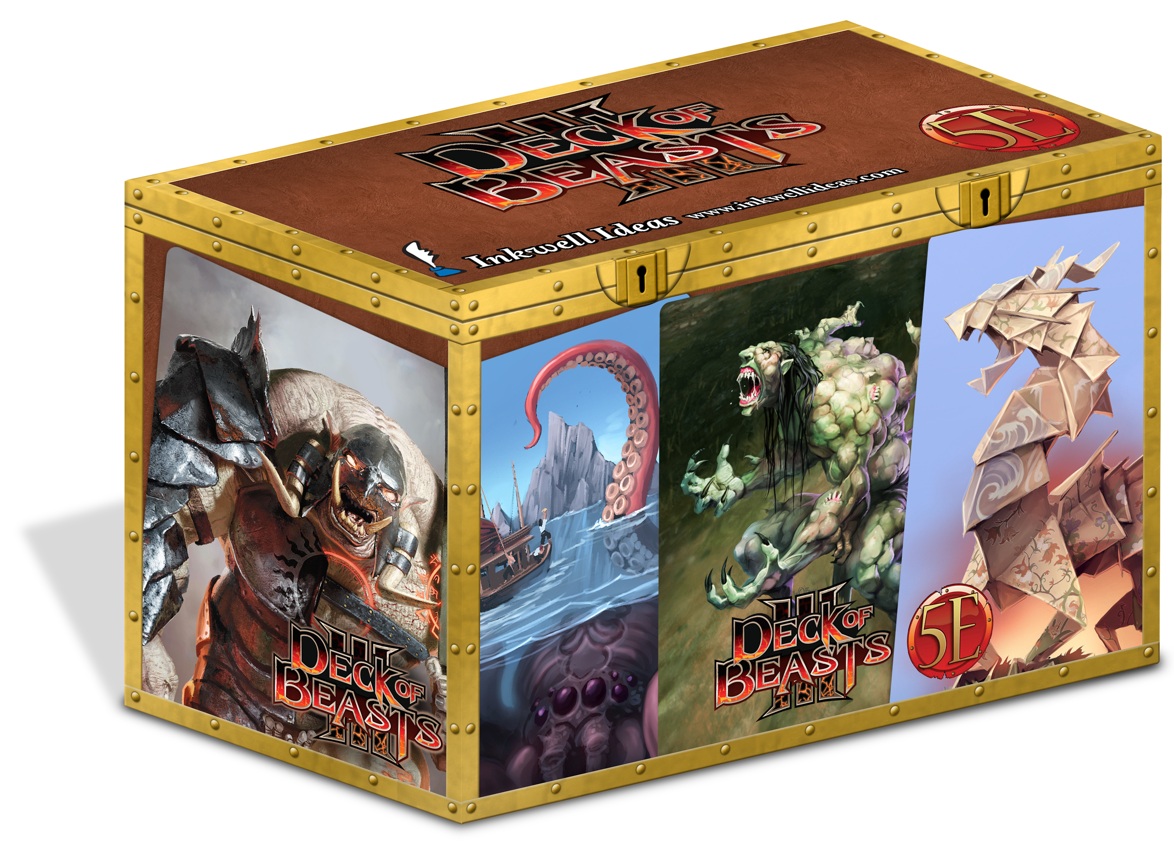 Deck of Beasts 3 Launched (Kobold Press's 5e monsters on cards)