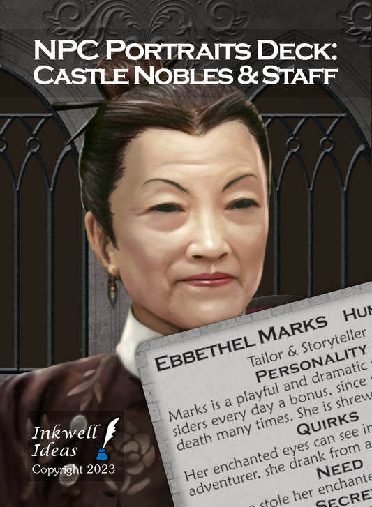 NPC Portraits Deck: Castle Nobles & Staff