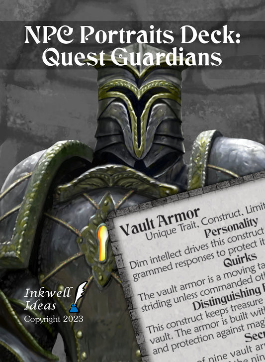 NPC Portraits Deck: Quest Guardians