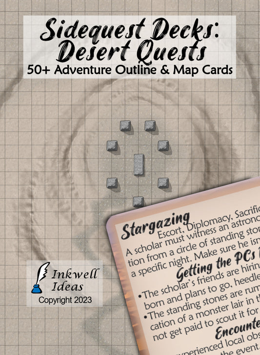 Sidequest Decks: Desert Quests