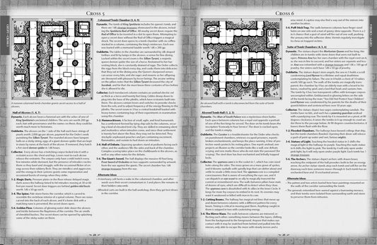 DungeonMorph Delves and Descriptions: Crypts, Lairs, & Sewers Edition