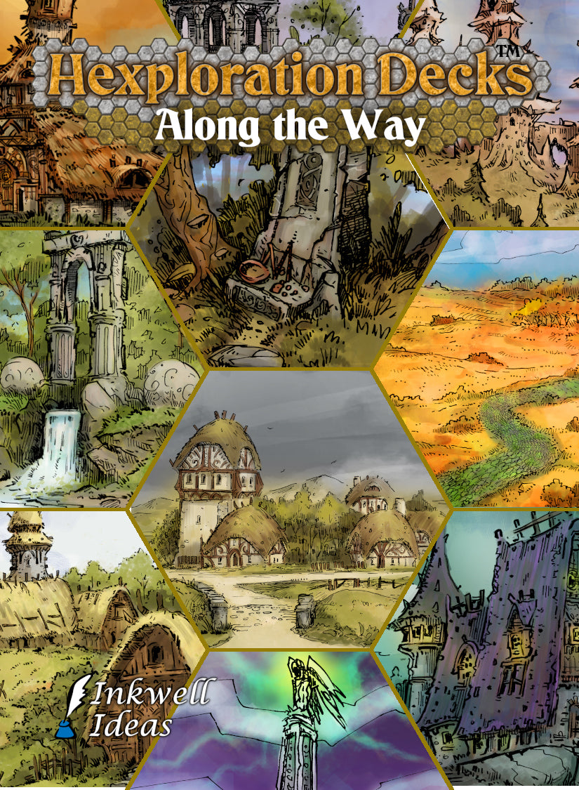Hexploration Kit Deluxe: Map Tiles & 7 Inspiration Decks