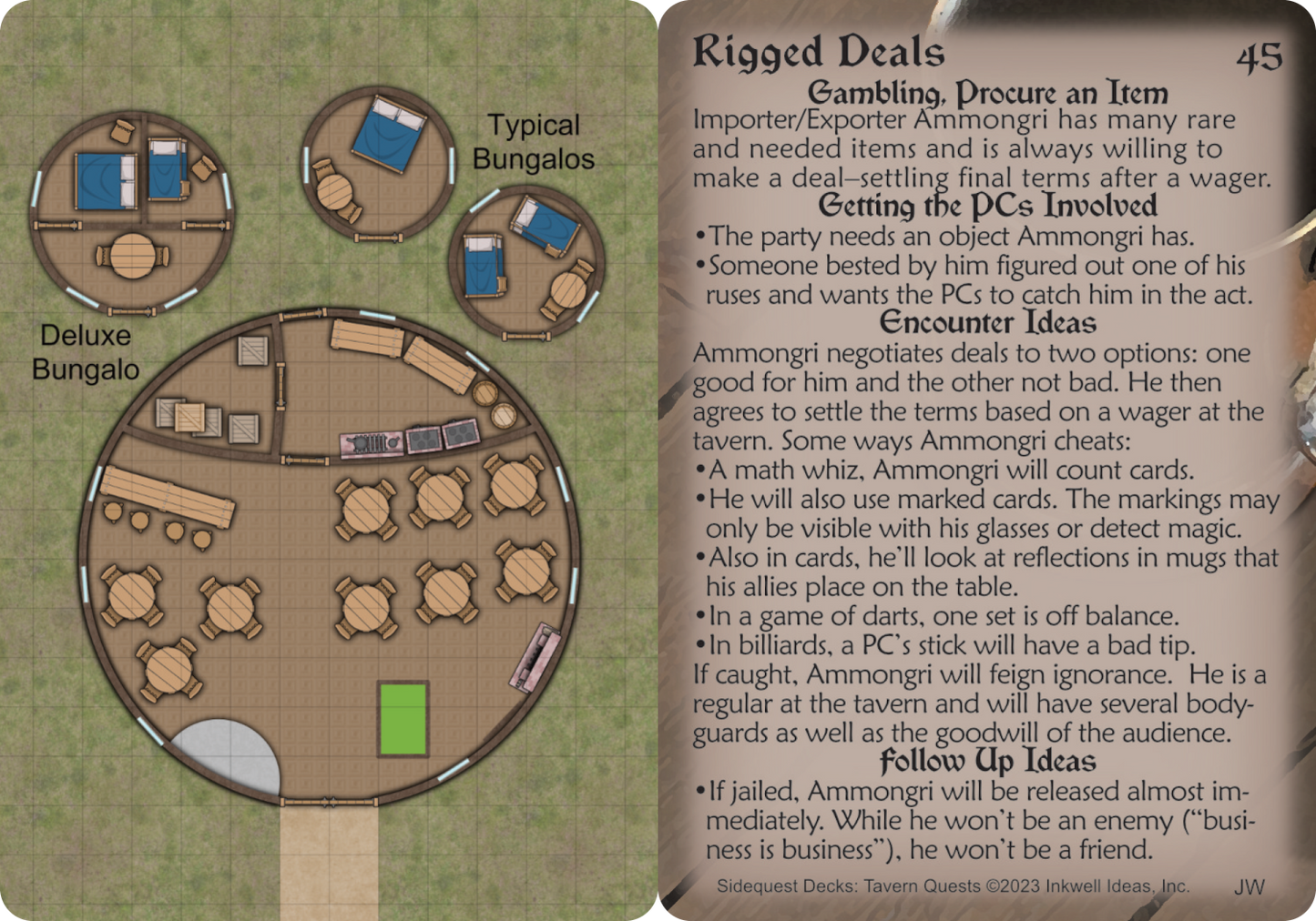 Sidequest Decks: Tavern Quests