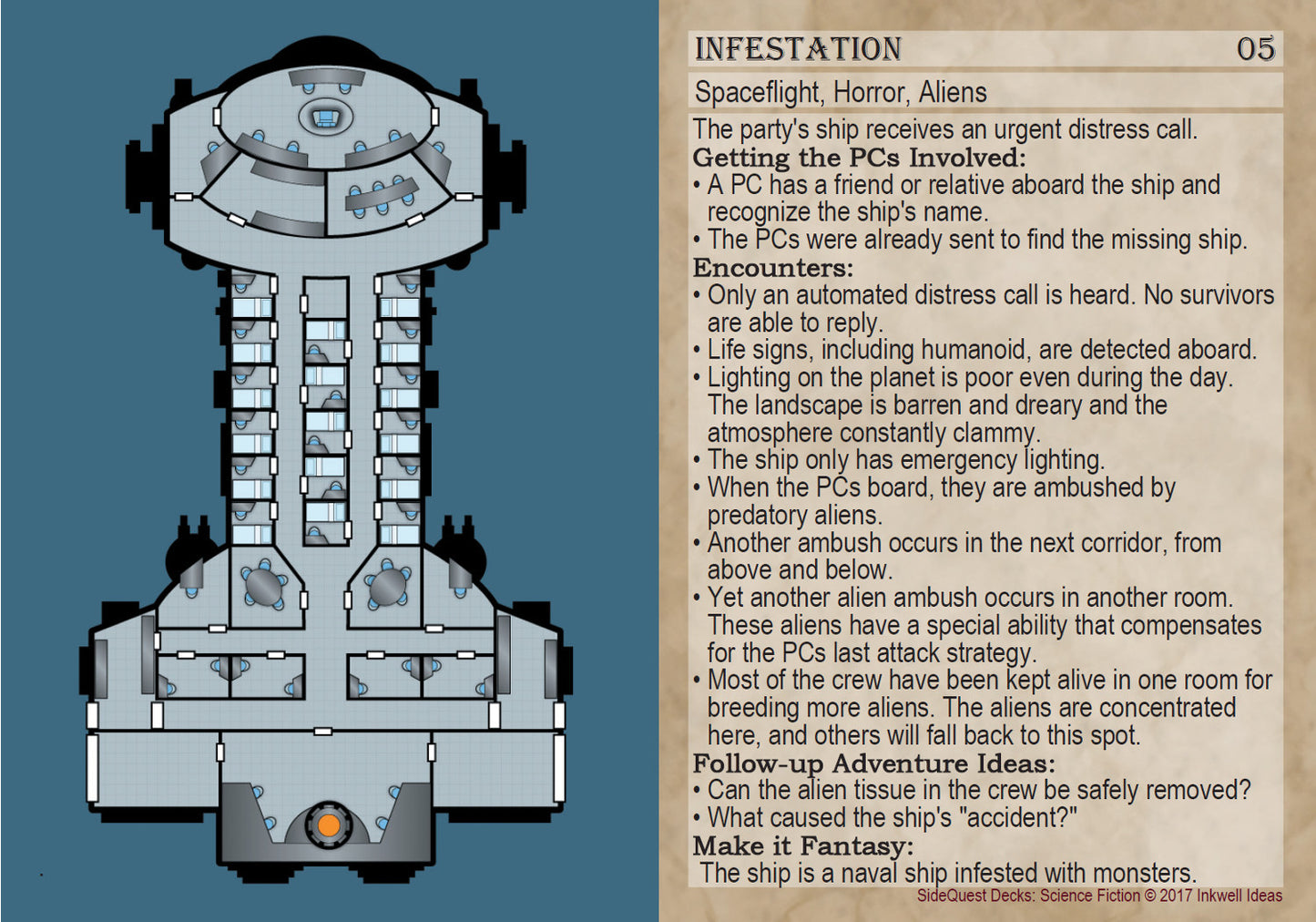 Sidequest Decks: Science Fiction