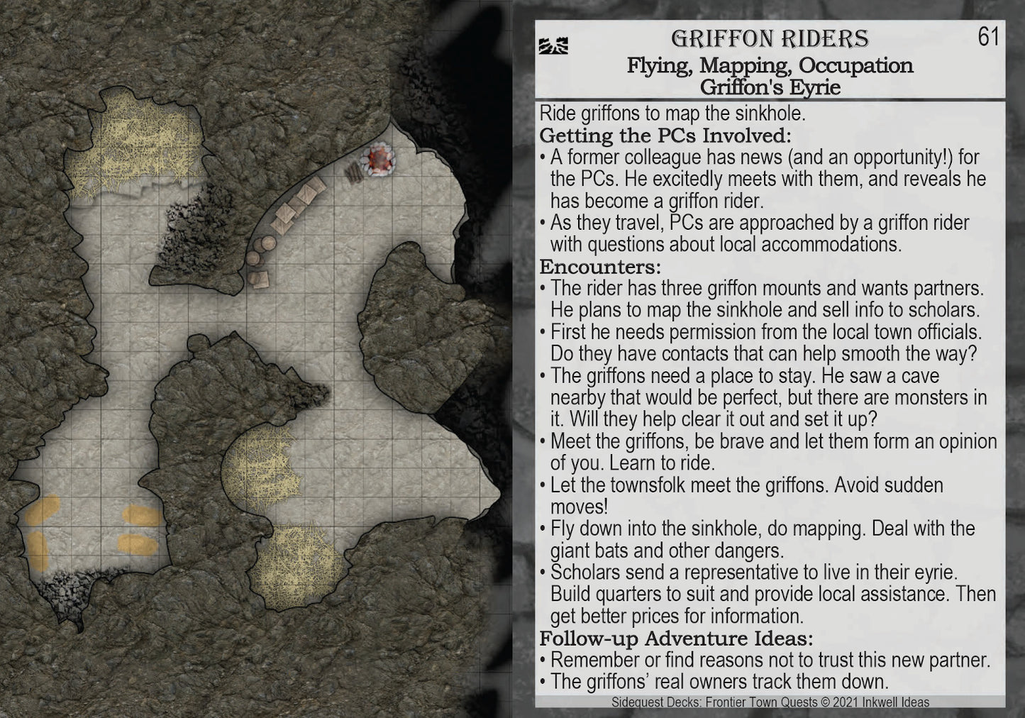 Sidequest Decks: Frontier Town Quests