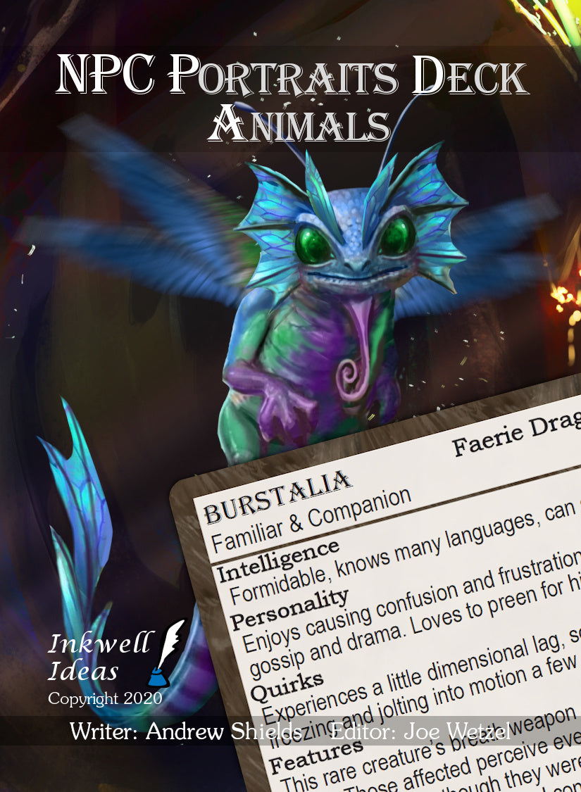 NPC Portraits Deck: Animals