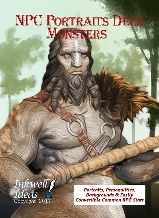 NPC Portraits Deck: Monsters