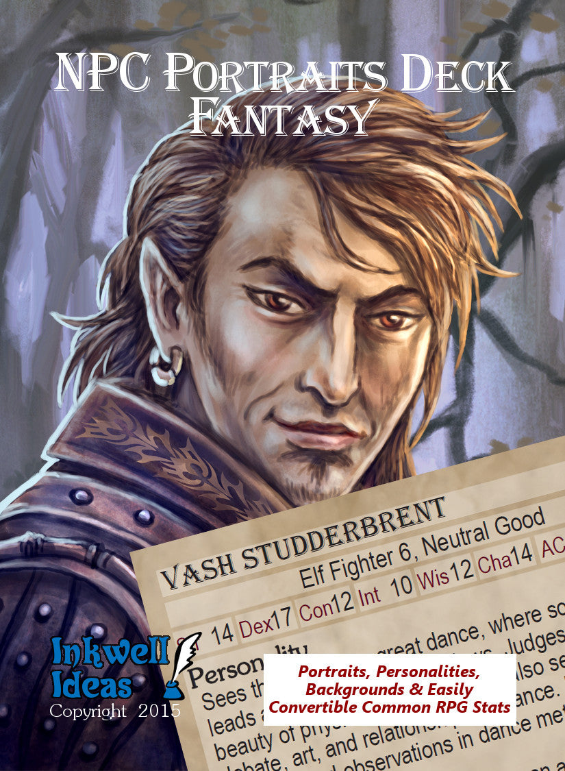 NPC Portraits Deck: Fantasy