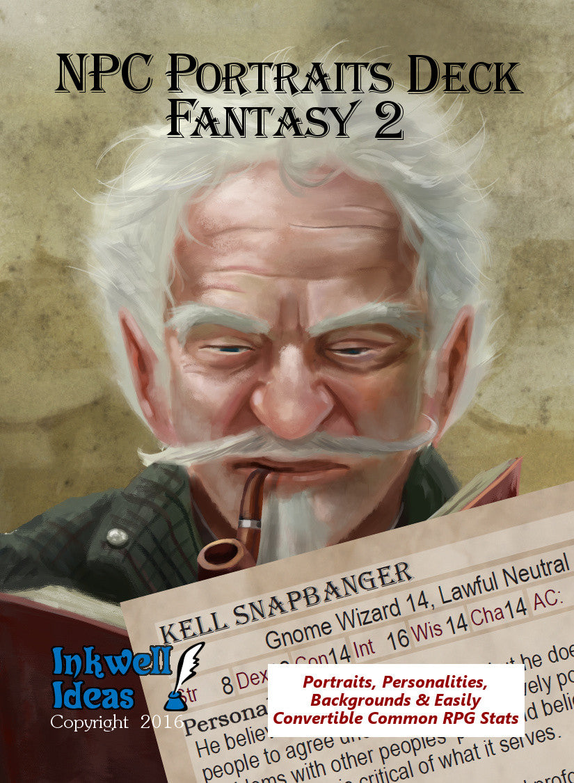 NPC Portraits Deck: Fantasy 2
