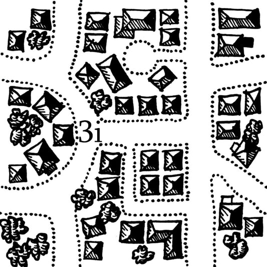 DungeonMorph Cities, Ruins, Villages 2.5" Cards