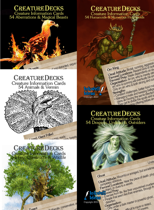 Bundle: Creature Decks 5 Ecologies/System Neutral Decks